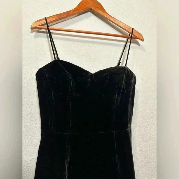 Theory corset velvet dress in black new size 2 - Picture 8 of 10